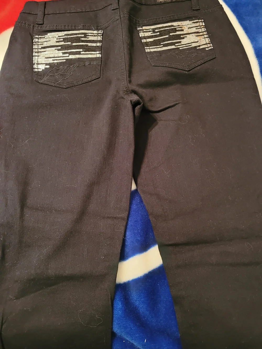 Women's Earl Black Straight-Leg Jeans